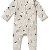 LITTLE OLIVE ZIP ROMPER