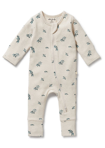 LITTLE OLIVE ZIP ROMPER