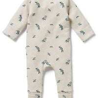 LITTLE OLIVE ZIP ROMPER