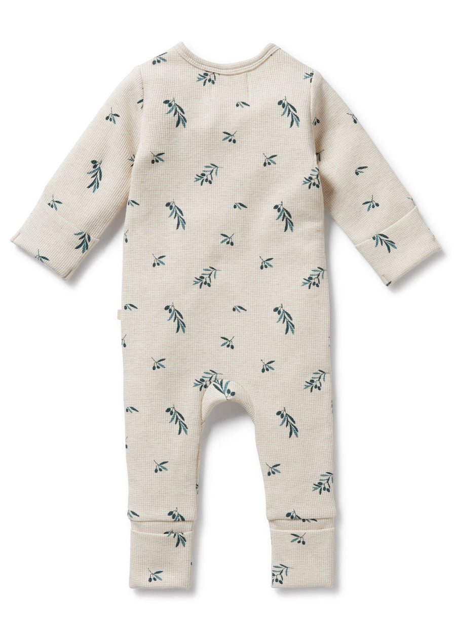 LITTLE OLIVE ZIP ROMPER