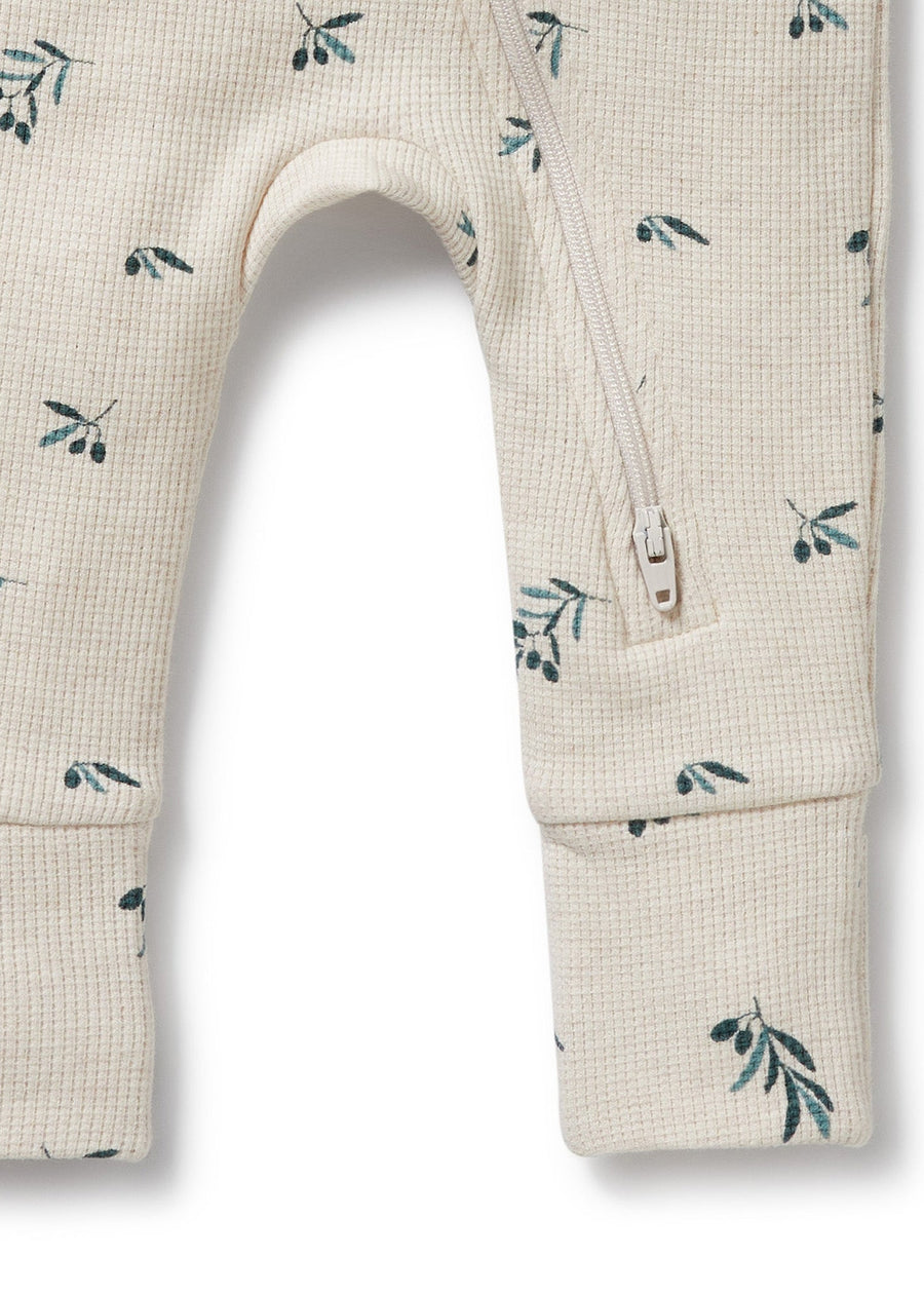 LITTLE OLIVE ZIP ROMPER