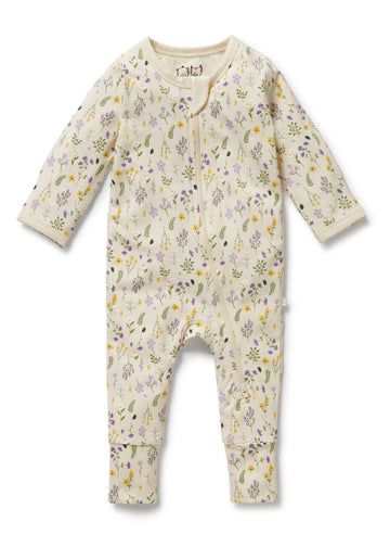BELLA FLORAL ZIP ROMPER