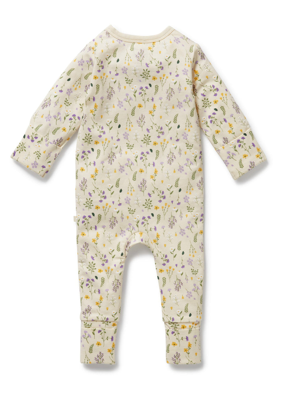 BELLA FLORAL ZIP ROMPER