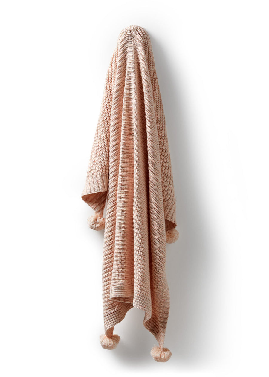 ORGANIC POMPOM BLANKET - FAIRY