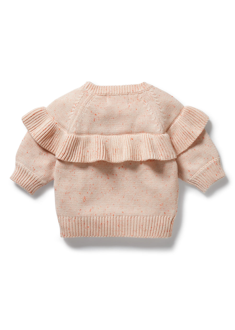 KNIT RUFFLE SWEATER - FAIRY