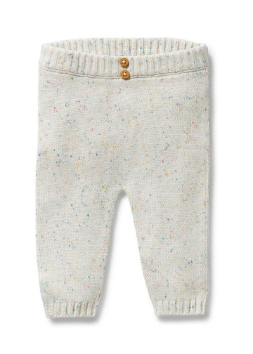 KNIT LEGGING - CHALK CONFETTI