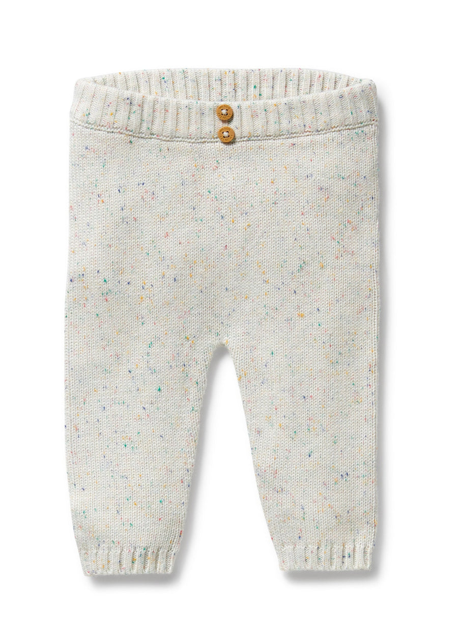KNIT LEGGING - CHALK CONFETTI