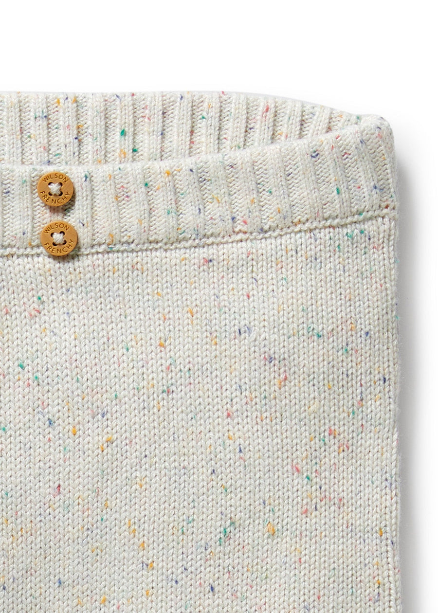 KNIT LEGGING - CHALK CONFETTI