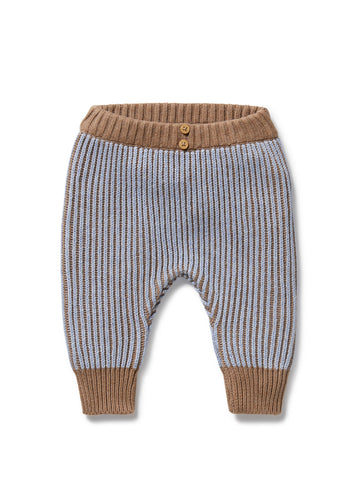 KNIT PANT - COCO BLUE