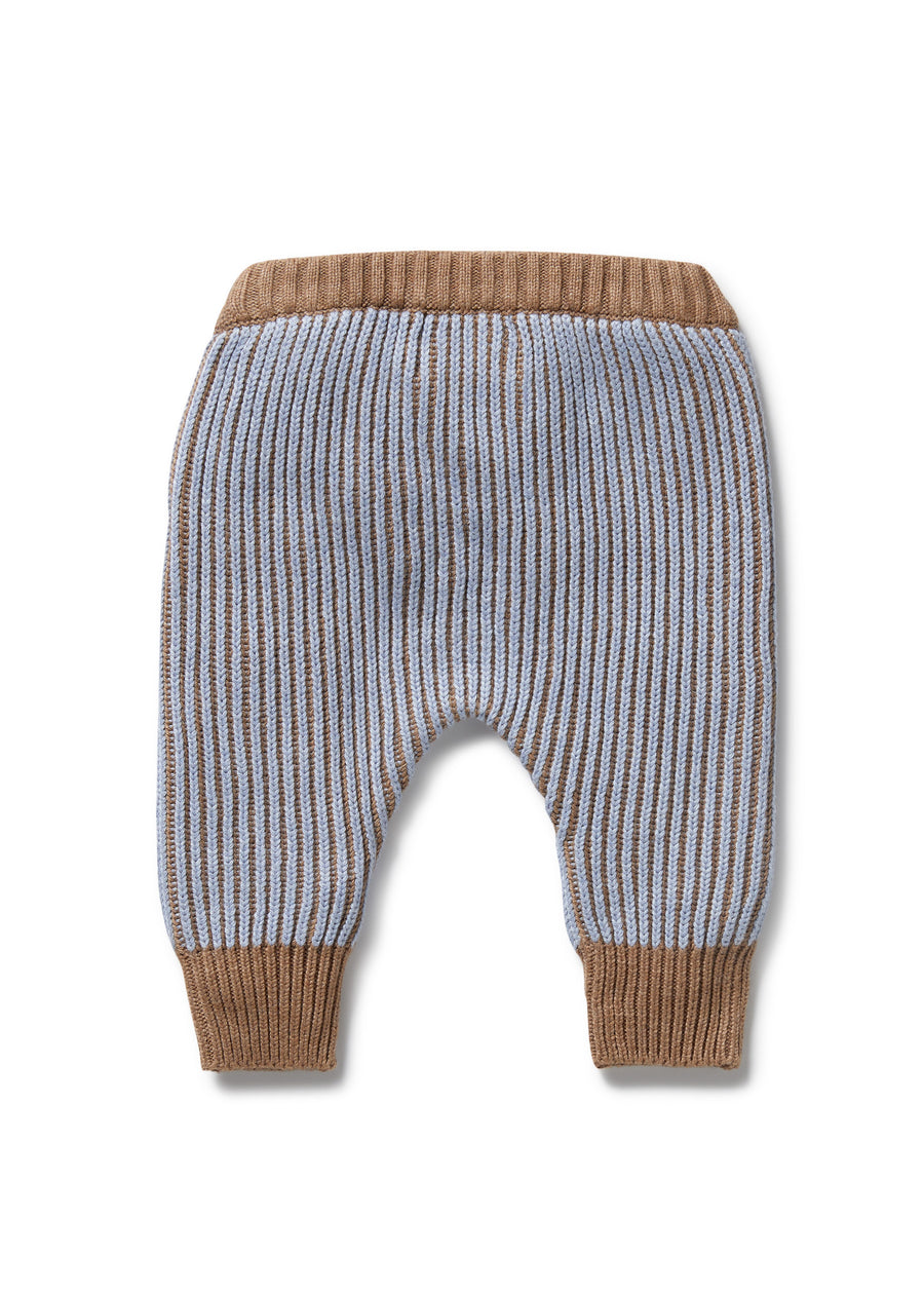 KNIT PANT - COCO BLUE