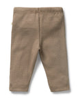 ORGANIC RIB LEGGING - WALNUT