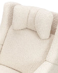 KIWI DELUXE POWER RECLINER AND SWIVEL GLIDER with Heat and Massage - ALMOND TEDDY LOOP