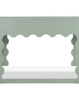 LIDO WAVE CONVERTIBLE BUNK BED - LIGHT SAGE/HONEY