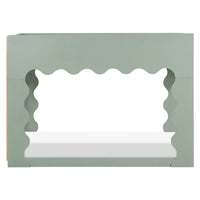LIDO WAVE CONVERTIBLE BUNK BED - LIGHT SAGE/HONEY