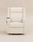KIWI DELUXE POWER RECLINER AND SWIVEL GLIDER with Heat and Massage - ALMOND TEDDY LOOP