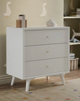 PALMA 3 DRAWER ASSEMBLED DRESSER - WHITE