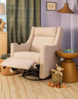 KIWI DELUXE POWER RECLINER AND SWIVEL GLIDER with Heat and Massage - Performance Beach Eco-Weave