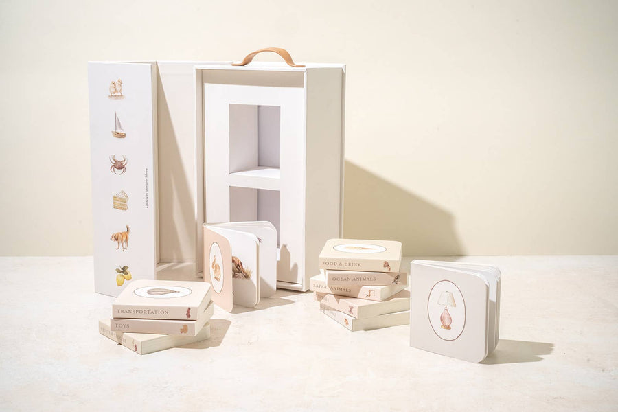 OUR VERY LITTLE LIBRARY SET - SET OF 10 MINI BOARD BOOKS