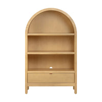 BONDI ASSEMBLED BOOKCASE - HONEY