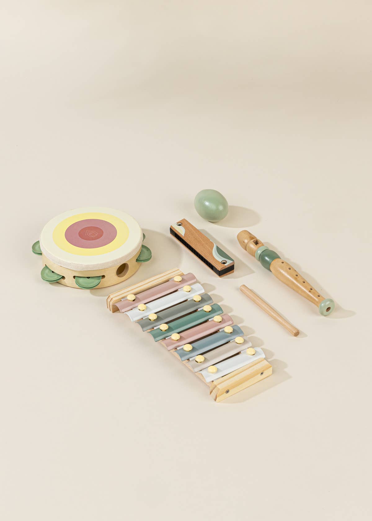 WOODEN MUSICAL INSTRUMENTS PLAYSET