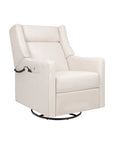 KIWI DELUXE POWER RECLINER AND SWIVEL GLIDER with Heat and Massage - Performance Cream Eco-Weave