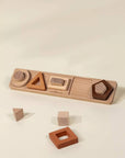 WOODEN SHAPES LEARNING SET - 10 PCS