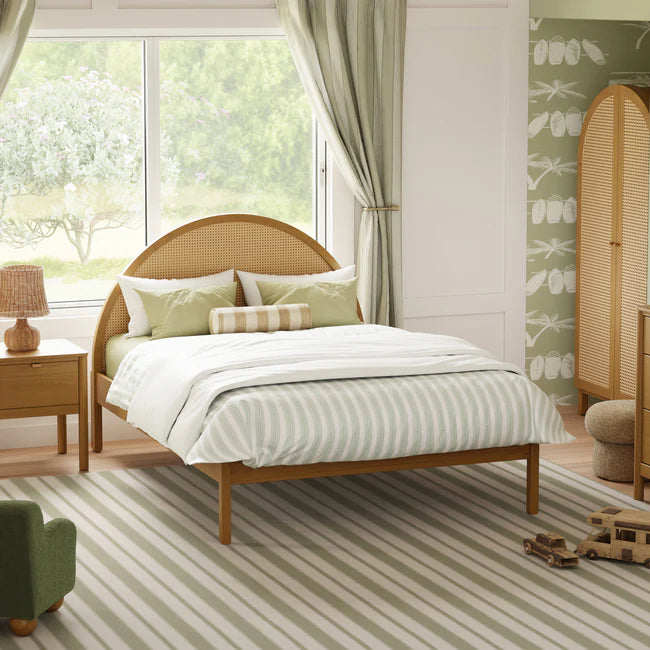 BONDI CANE FULL BED - HONEY WITH NATURAL CANE