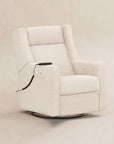 KIWI DELUXE POWER RECLINER AND SWIVEL GLIDER with Heat and Massage - ALMOND TEDDY LOOP