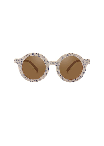 ORIGINAL ROUND SUNGLASSES - SCANDI FLORAL