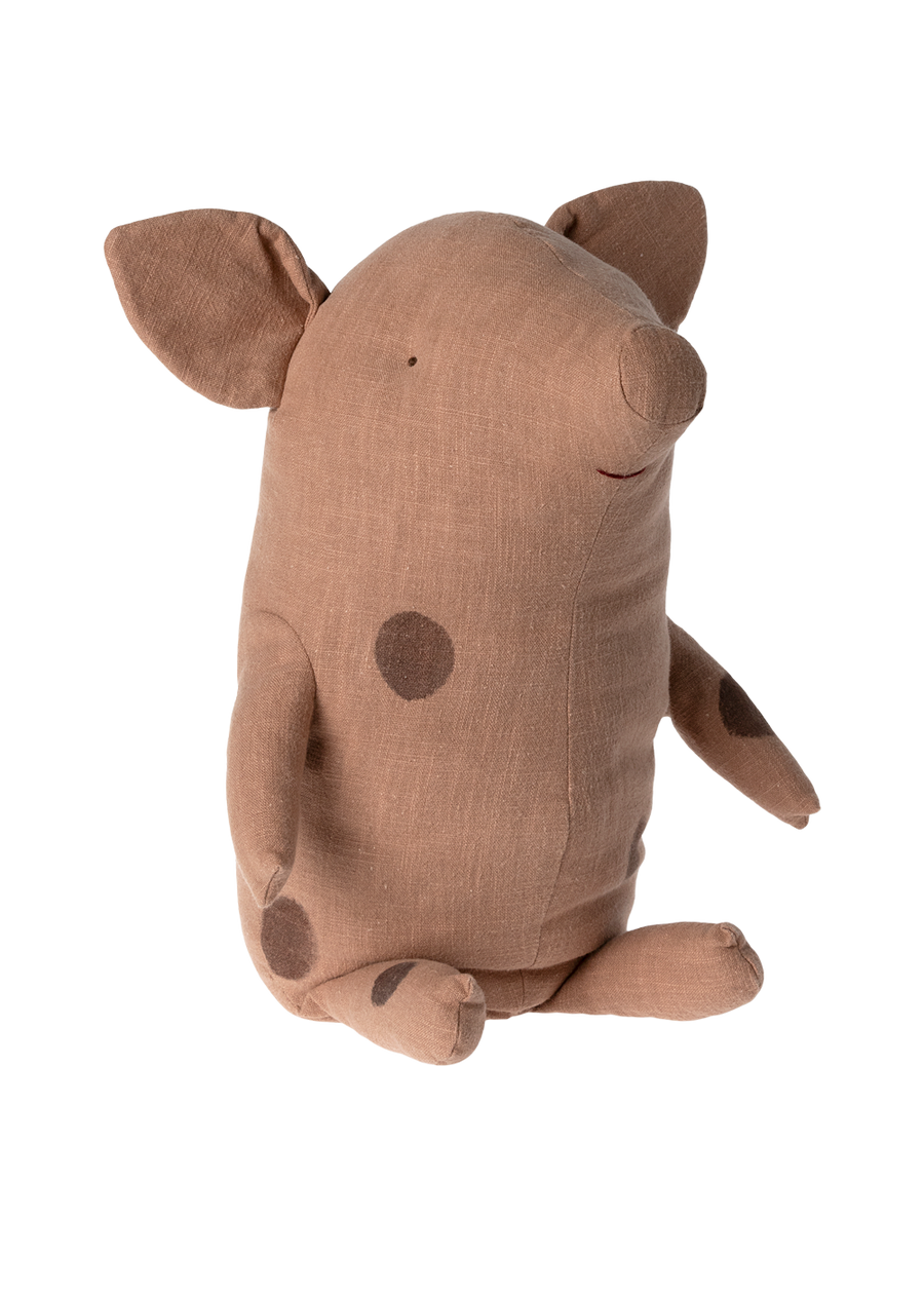 TRUFFLE PIG - BIG - VINTAGE ROSE