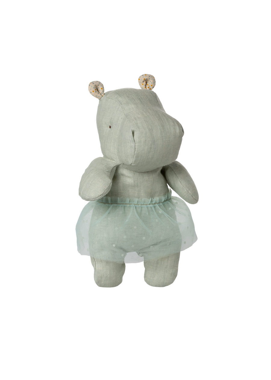 SAFARI FRIENDS - HIPPO WITH SKIRT - MINT
