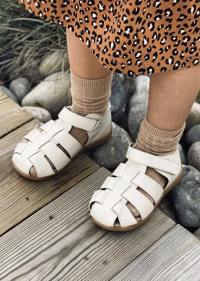 LITTLE GARDENER SANDAL - WHITE