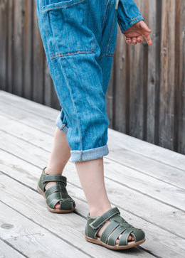 LITTLE GARDENER SANDAL - GREEN
