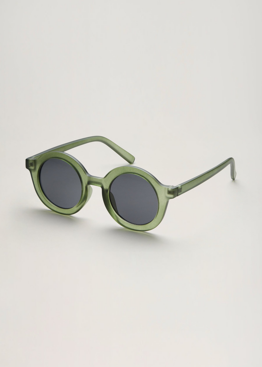 SIGNATURE ROUND SUNGLASSES - GREEN