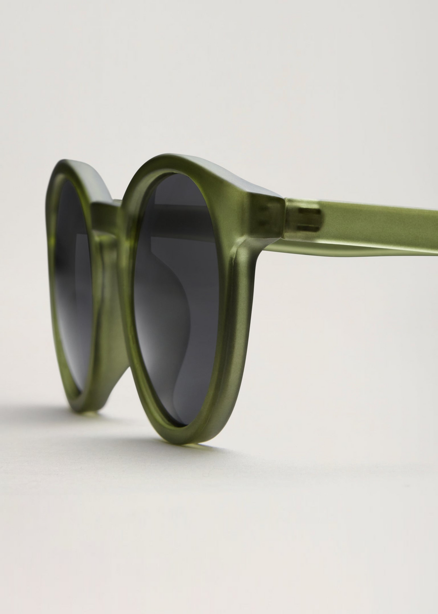 SIGNATURE ROUND SUNGLASSES - GREEN