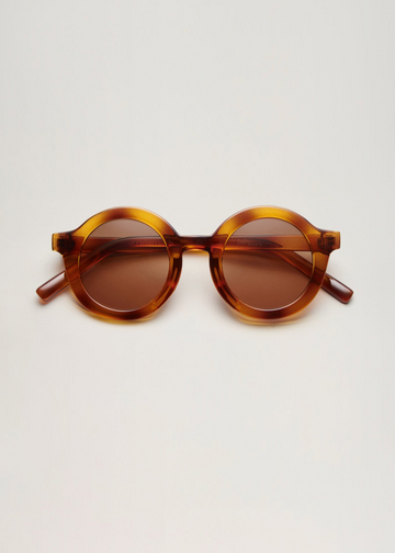 SIGNATURE ROUND SUNGLASSES - AMBER