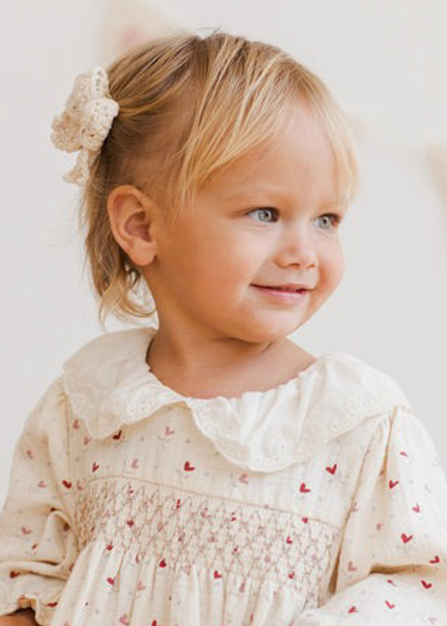 CROCHET BOW - NATURAL