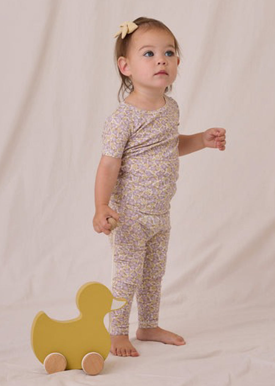 BAMBOO FLORAL PAJAMA SET