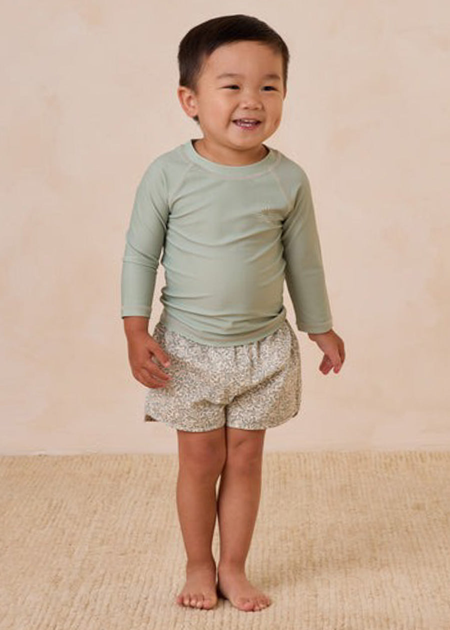 GREEN GARDEN SWIM SHORTS