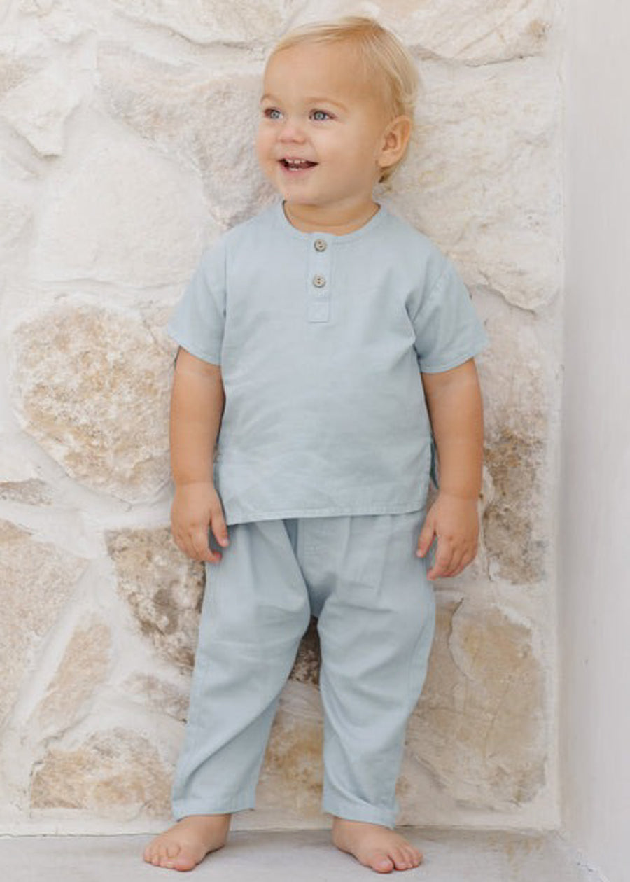 PULL ON CHAMBRAY PANT