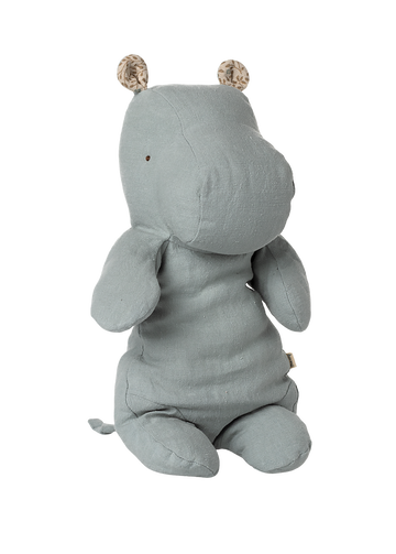 SAFARI FRIENDS - HIPPO - BLUE/GREY - MEDIUM