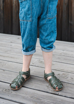 LITTLE GARDENER SANDAL - GREEN