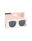 POLARIZED WAYFARER SUNGLASSES - BLUSH SLATE