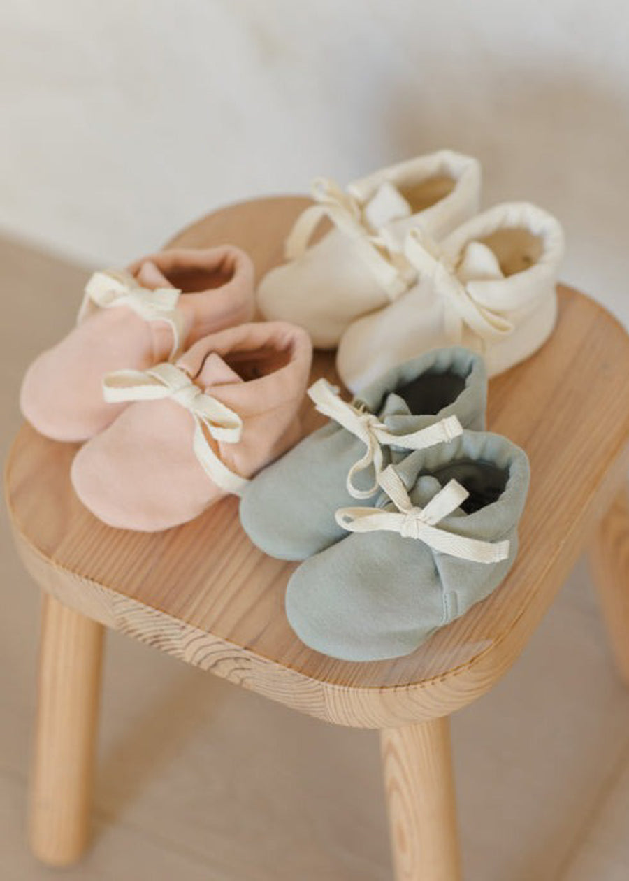 QUINCY BABY BOOTIES - SAGE