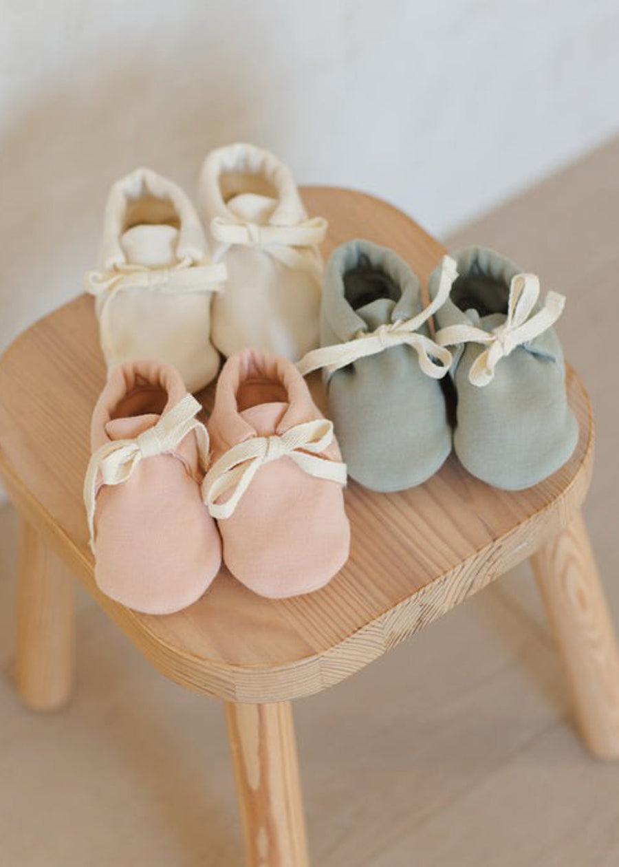 QUINCY BABY BOOTIES - MELON
