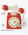 VINTAGE WOODEN PHONE