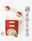 VINTAGE WOODEN PHONE