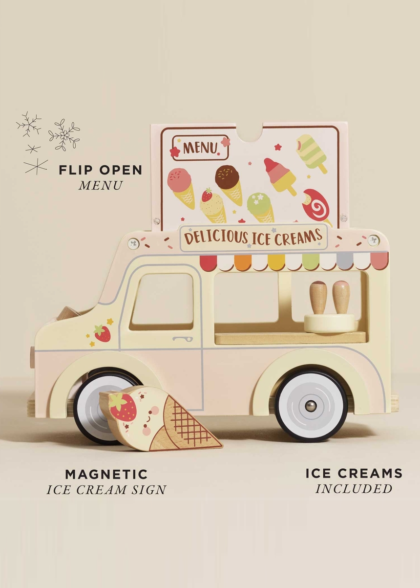 WOODEN ICE CREAM VAN