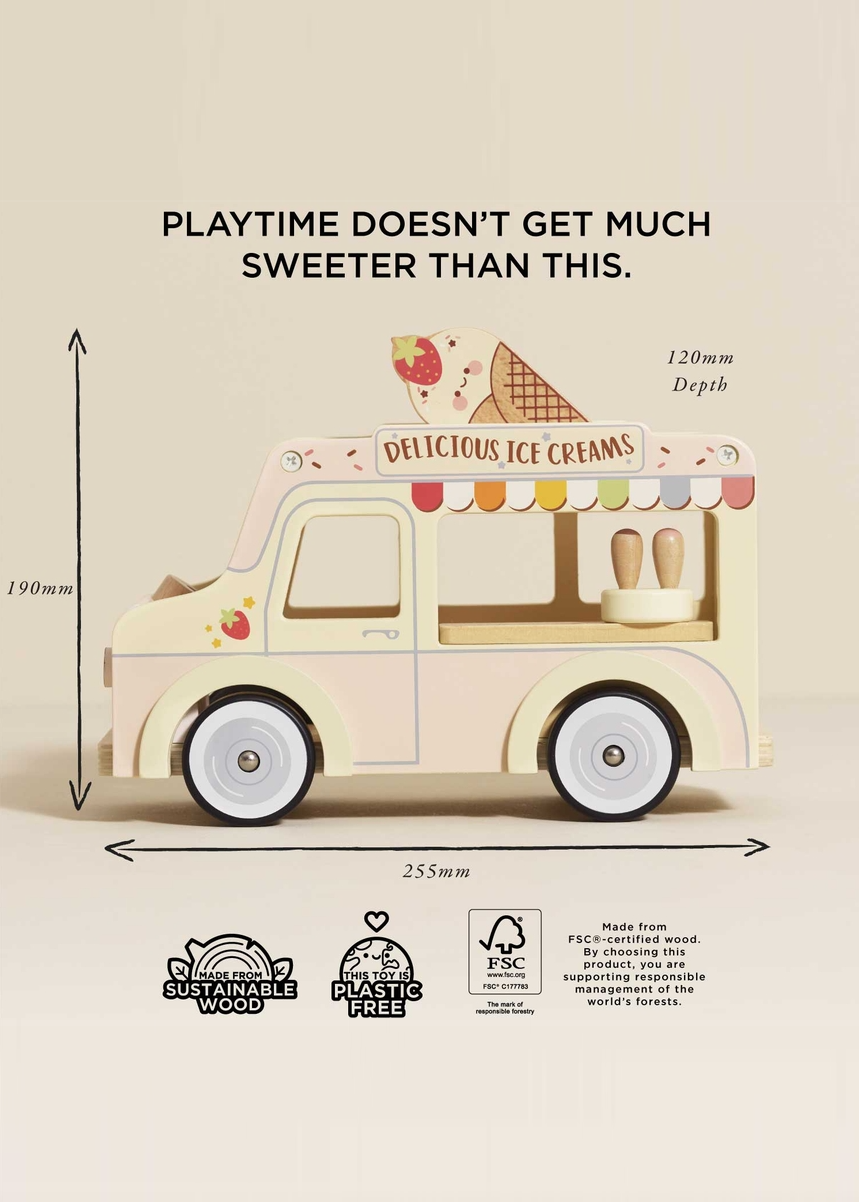 WOODEN ICE CREAM VAN