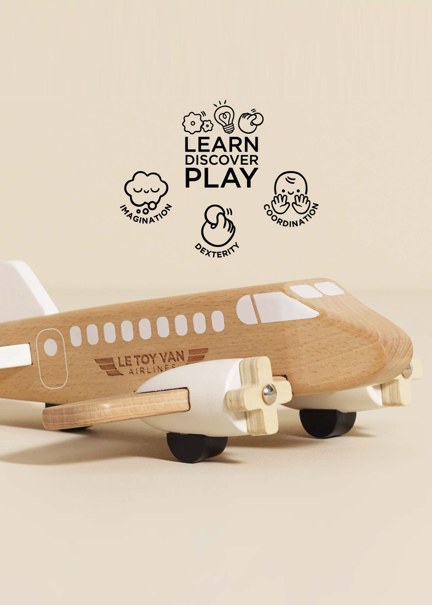 WOODEN TOY PLANE